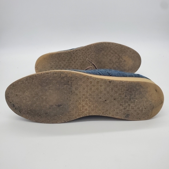 Toms Denim Wingtip Oxfords Men’s Size 8.5M Shoes - Picture 8 of 15